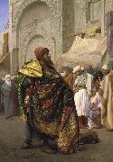 Jean Leon Gerome Carpet Merchant of Cairo oil